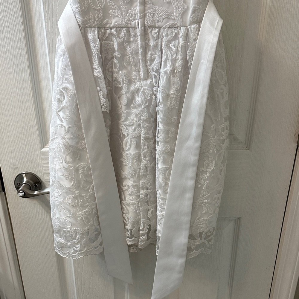 Tip Top brand Elegant White Lace Kids Dress - Picture 7 of 7